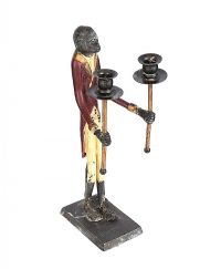BRONZE CANDLE HOLDER at Ross's Online Art Auctions