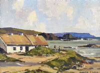 BALLINTOY, COUNTY ANTRIM by Maurice Canning  Wilks ARHA RUA at Ross's Online Art Auctions