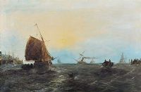 SHIPPING LANES by English School at Ross's Online Art Auctions