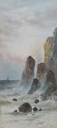 SEASCAPE by William H. Earp at Ross's Online Art Auctions