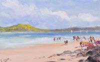 BEACH, DONEGAL by Terence Crosby at Ross's Online Art Auctions