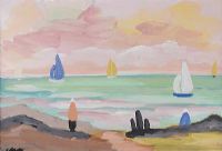 SUMMER BY THE SEA by Markey Robinson at Ross's Online Art Auctions
