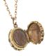 9CT GOLD NECKLACE WITH MOURNING LOCKET at Ross's Online Art Auctions