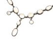 SILVER-TONE MOONSTONE NECKLACE at Ross's Online Art Auctions