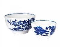TWO CRESCENT WORCESTER TEA BOWLS at Ross's Online Art Auctions