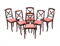 SET OF SIX REGENCY DINING ROOM CHAIRS at Ross's Online Art Auctions