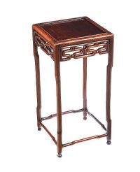 ROSEWOOD CHINESE LAMP TABLE at Ross's Online Art Auctions