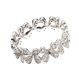 18CT WHITE GOLD FLORAL DIAMOND RING at Ross's Online Art Auctions