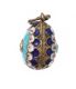 SILVER GILT FABERGE INSPIRED EGG PENDANT at Ross's Online Art Auctions