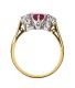 18CT GOLD RUBY AND DIAMOND RING at Ross's Online Art Auctions