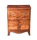 GEORGIAN MAHOGANY BOW FRONT CABINET at Ross's Online Art Auctions