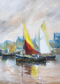 KINSALE HARBUR, COUNTY CORK by Niall Campion at Ross's Online Art Auctions