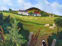 FARMSTEAD, COUNTY ANTRIM by James Macintyre RUA at Ross's Online Art Auctions