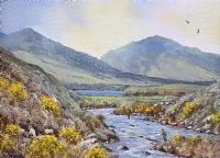 BALLYNAHINCH FISHERY, CONNEMARA by David Overend at Ross's Online Art Auctions