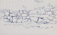 DRY STONE WALL by Tom Carr HRHA HRUA at Ross's Online Art Auctions
