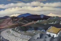 ON THE ROAD TO CLIFDEN, CONNEMARA by Harry Epworth Allen RBA at Ross's Online Art Auctions
