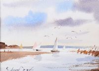 OFF HONFLEUR, FRANCE 1963 by English School at Ross's Online Art Auctions