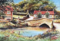 ALPORT, DERBYSHIRE by A. Eberesford at Ross's Online Art Auctions