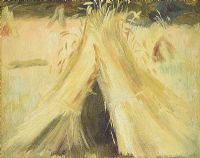 THE CORN FIELD by Robert Catterson Smith at Ross's Online Art Auctions