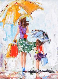 HITTING THE SHOPS by Lorna Millar at Ross's Online Art Auctions