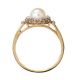 9CT GOLD DIAMOND AND PEARL RING at Ross's Online Art Auctions
