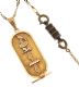 9CT GOLD EGYPTIAN CARTOUCHE NECKLACE at Ross's Online Art Auctions