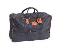 VINTAGE MULBERRY NAVY TRAVEL BAG at Ross's Online Art Auctions