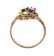 9CT GOLD AMETHYST AND PERIDOT RING at Ross's Online Art Auctions