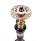 PAIR OF MARBLE & BRASS TABLE LAMPS & SHADES at Ross's Online Art Auctions