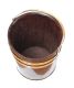MAHOGANY BRASS BOUND PEAT BUCKET at Ross's Online Art Auctions