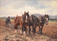 NINETEENTH CENTURY OIL PAINTING BY GEORGE LEON LITTLE at Ross's Online Art Auctions