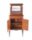 WALNUT DISPLAY CABINET at Ross's Online Art Auctions