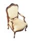 CARVED WALNUT ARMCHAIR at Ross's Online Art Auctions