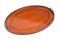 EDWARDIAN OVAL TRAY at Ross's Online Art Auctions