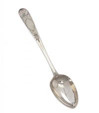 IRISH SILVER SERVING SPOON at Ross's Online Art Auctions