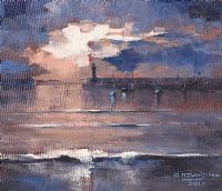 DONAGHADEE HARBOUR by Colin H. Davidson at Ross's Online Art Auctions