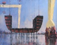 GOLIATH LIFTING SECTION by Colin H. Davidson at Ross's Online Art Auctions