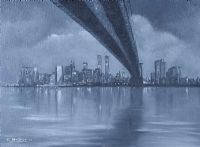 NEW YORK CITY by Colin H. Davidson at Ross's Online Art Auctions