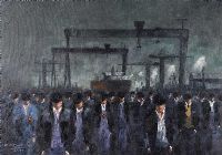 BAND OF BROTHERS, HARLAND & WOLFF by Colin H. Davidson at Ross's Online Art Auctions