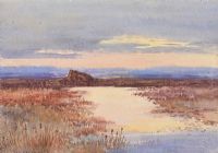 BOGLANDS & TURF STACKS by William Percy French at Ross's Online Art Auctions