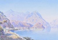 NEAR MENAGGIO, LAKE COMO by Clande H. Rowbotham at Ross's Online Art Auctions