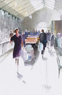 AT THE MARKET by Joseph Hynes at Ross's Online Art Auctions