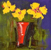 STILL LIFE, VASE OF FLOWERS by Colin Flack at Ross's Online Art Auctions