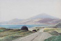 TURF STACKS, DONEGAL by George W.  Morrison at Ross's Online Art Auctions