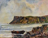FAIRHEAD, COUNTY ANTRIM by Robert Browne at Ross's Online Art Auctions