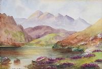 MACGILLYCUDDY'S REEKS, KERRY by E. Graham at Ross's Online Art Auctions