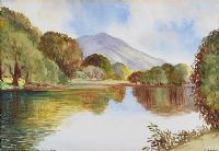 THE MEETING OF THE WATERS, KILLARNEY by E. Graham at Ross's Online Art Auctions