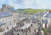 FAIR DAY, GLENTIES, DONEGAL by John Whyte at Ross's Online Art Auctions
