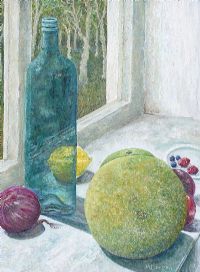 VIEW THROUGH A WINDOW by M. Dorgan at Ross's Online Art Auctions