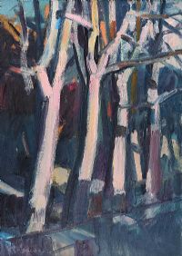 BRIGHT TREES by Brian Ballard RUA at Ross's Online Art Auctions